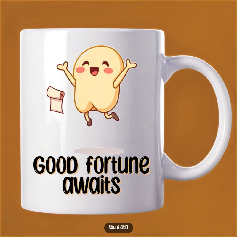 Funny Fortune Cookie Jump Mug: Celebrate Joyful Moments