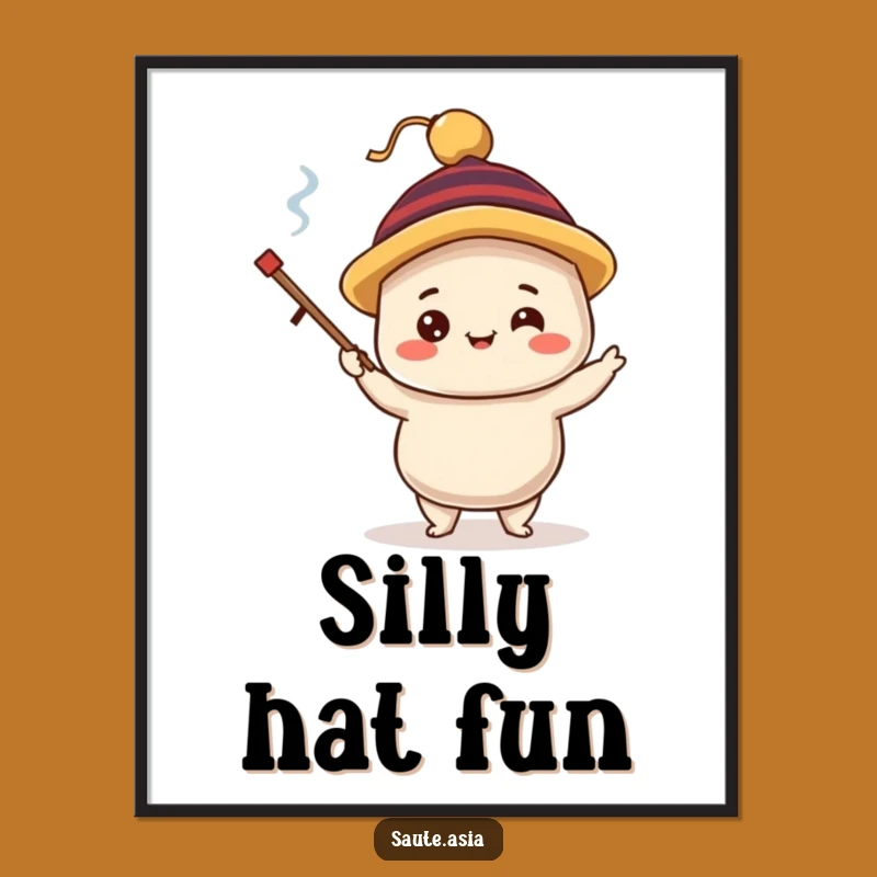 Funny Dim Sum Digital Print: Juggling Dumpling Art, Instant Foodie Decor Gift