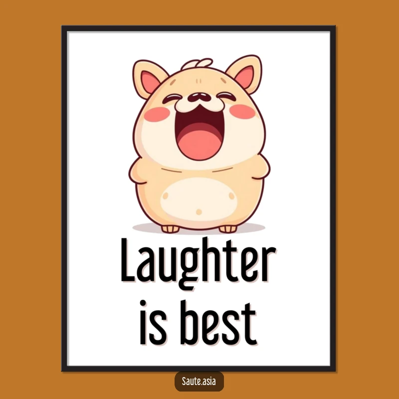 Funny Bao Bun Surprise Poster: Brighten Your Walls with Laughter