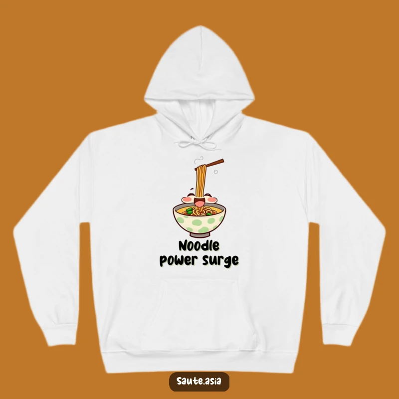 Funny Ramen Bowl Hoodie - Delighted Noodle Comfort Gift