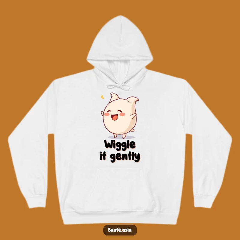 Funny Gyoza Flip Hoodie: Cozy & Hilarious Wiggling Dumpling Sweatshirt Gift