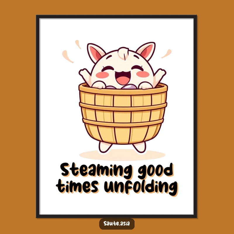 Funny Free Printable Dim Sum Wall Art - Bouncing Basket Downloadable Decor