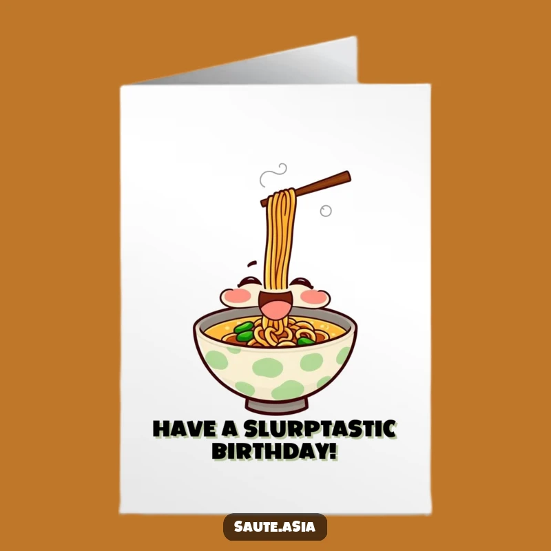 Free Printable Birthday Card: Slurp Up the Fun Ramen Birthday!